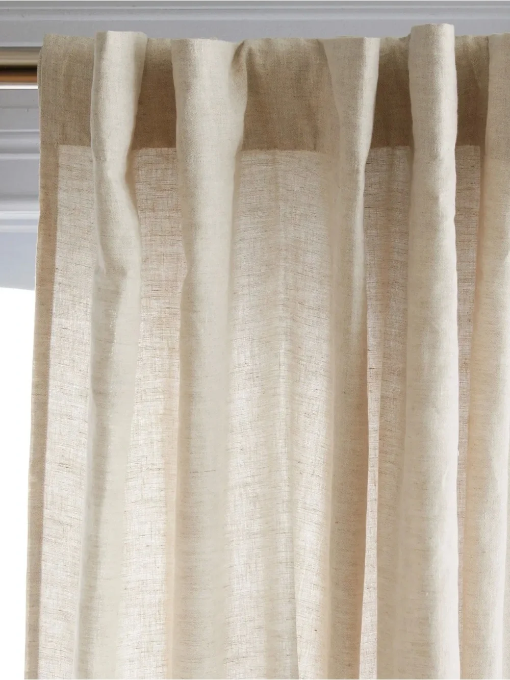 Flax Linen 48x84 Curtain Panel - Retail $82